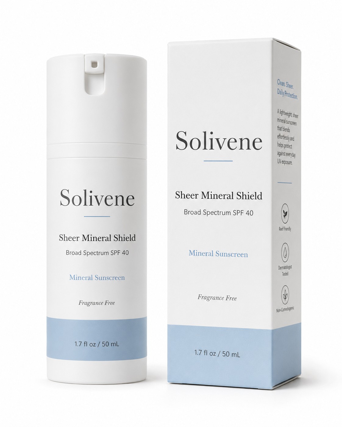 Solivene Sheer Mineral Shield Broad Spectrum SPF 40